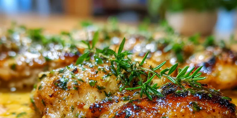 Creamy Garlic Chicken Skillet