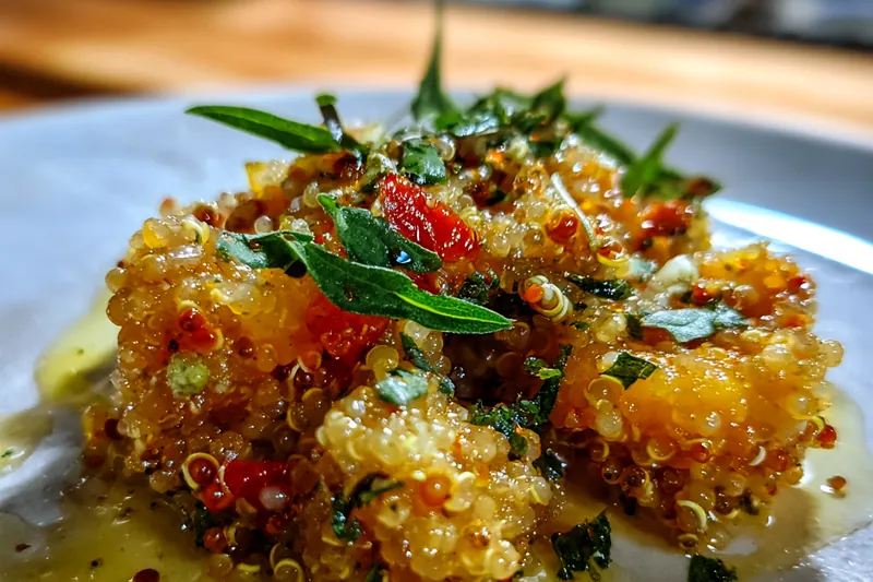 Fresh ingredients for Quinoa Salad